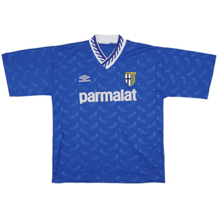1990-91 Parma Umbro Training Shirt - 6/10 - (L)