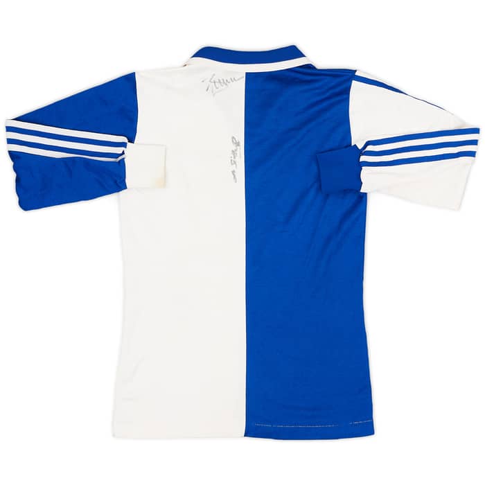 1980-85 Grasshoppers Signed Home L/S Shirt - 6/10 - (S)