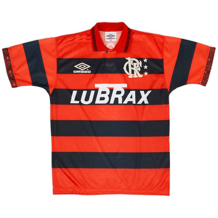 1994-95 Flamengo Centenary Home Shirt #8 - 9/10 - (L)