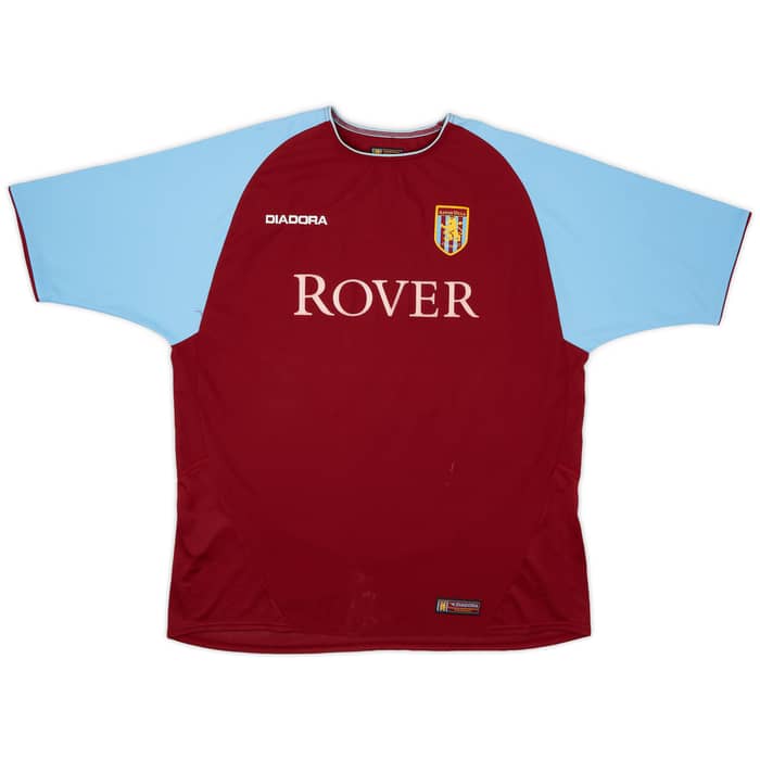 2003-04 Aston Villa Home Shirt Hadji #20 - 8/10 - XL