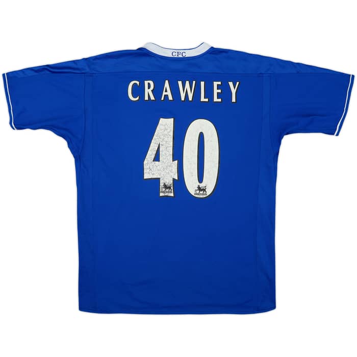 2003-05 Chelsea Home Shirt Crawley #40 - 4/10 - (XL)