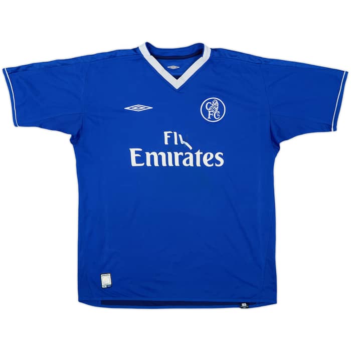 2003-05 Chelsea Home Shirt Crawley #40 - 4/10 - (XL)
