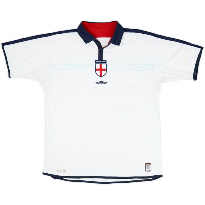 2003-05 England Home Shirt - 5/10 - (XL)