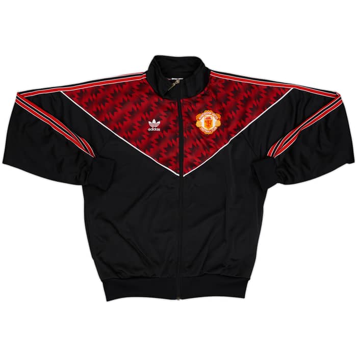 1990-92 Manchester United adidas Tracksuit - 7/10 - (M)
