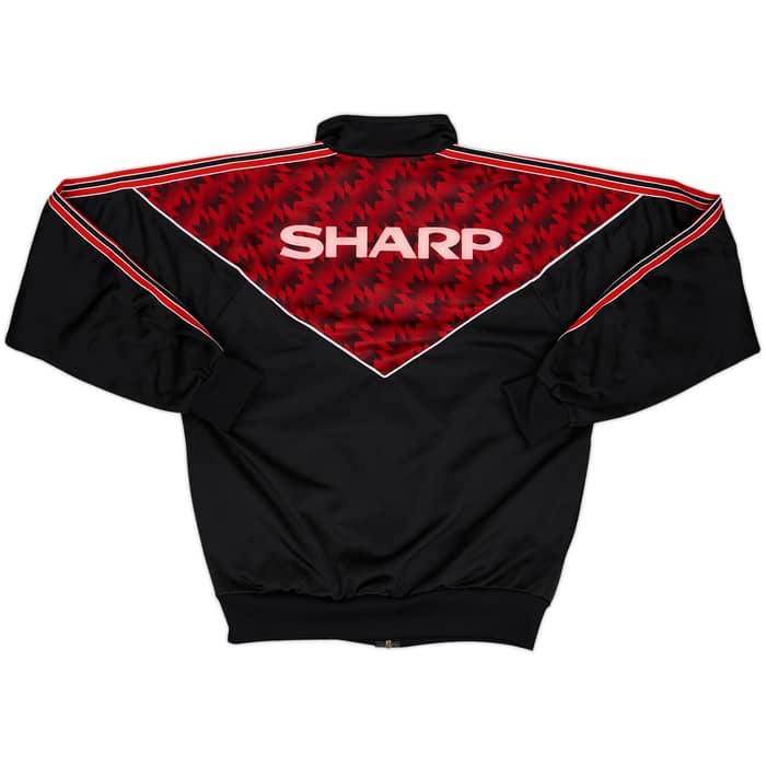 1990-92 Manchester United adidas Tracksuit - 7/10 - (M)