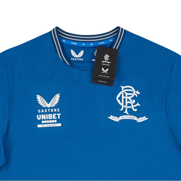 2021-22 Rangers Castore '150 Years Anniversary' Travel L/S Tee