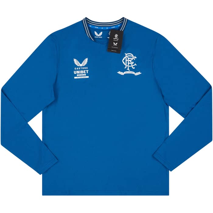2021-22 Rangers Castore '150 Years Anniversary' Travel L/S Tee