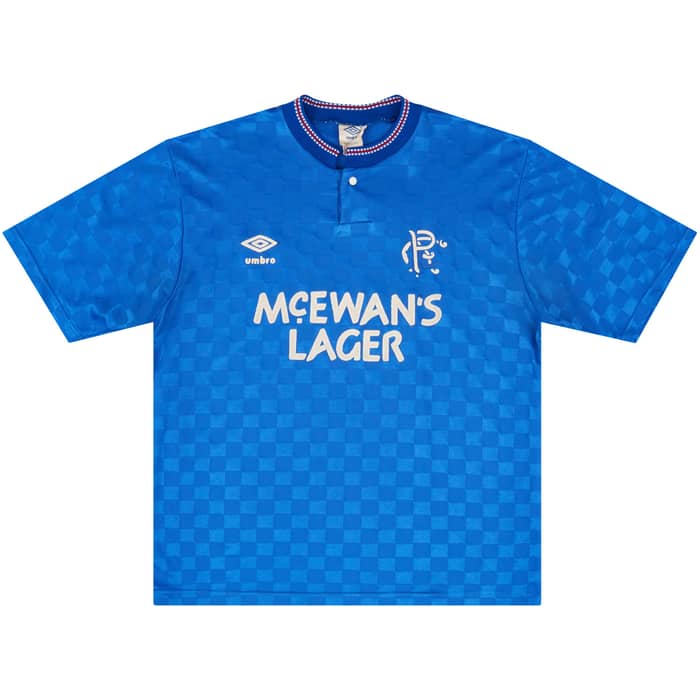 1987-90 Rangers Home Shirt - 8/10 - (M)