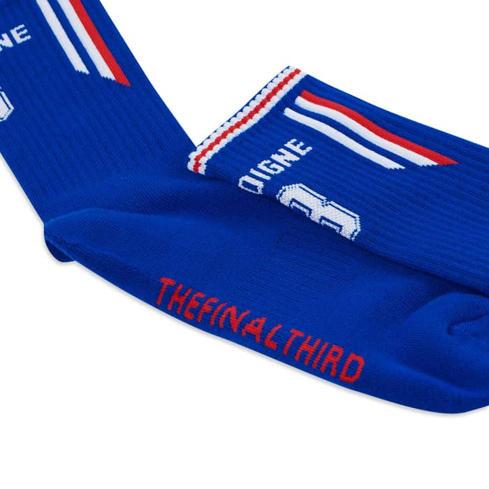 1996-97 Rangers Gascoigne #8 Home Crew Socks