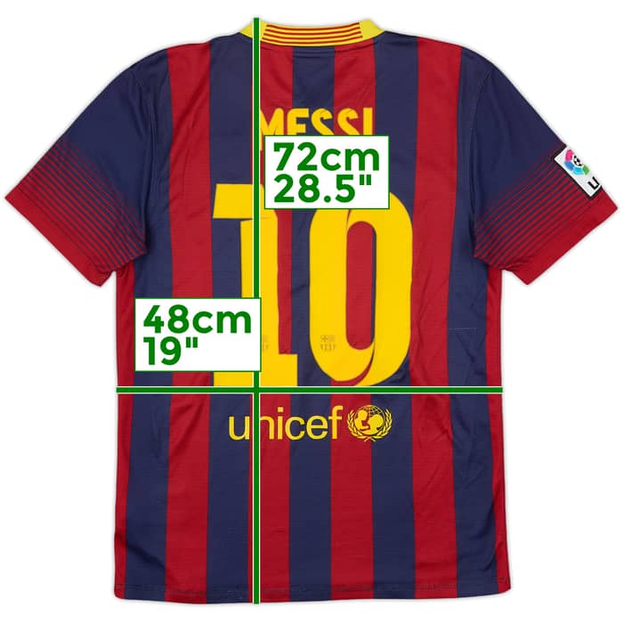 2013-14 Barcelona Local Camiseta Messi #10 - 8/10 - (L)