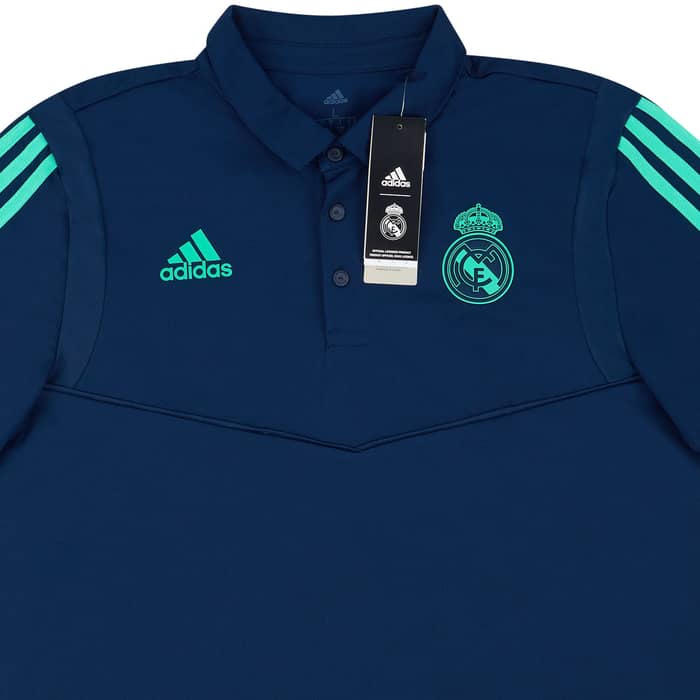 2019-20 Real Madrid adidas European Polo T-Shirt - NEW