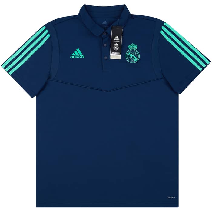2019-20 Real Madrid adidas European Polo T-Shirt - NEW