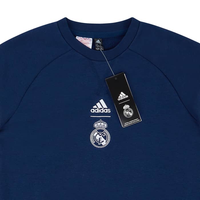 2019-20 Real Madrid adidas Training Sweat Top - NEW - (KIDS)