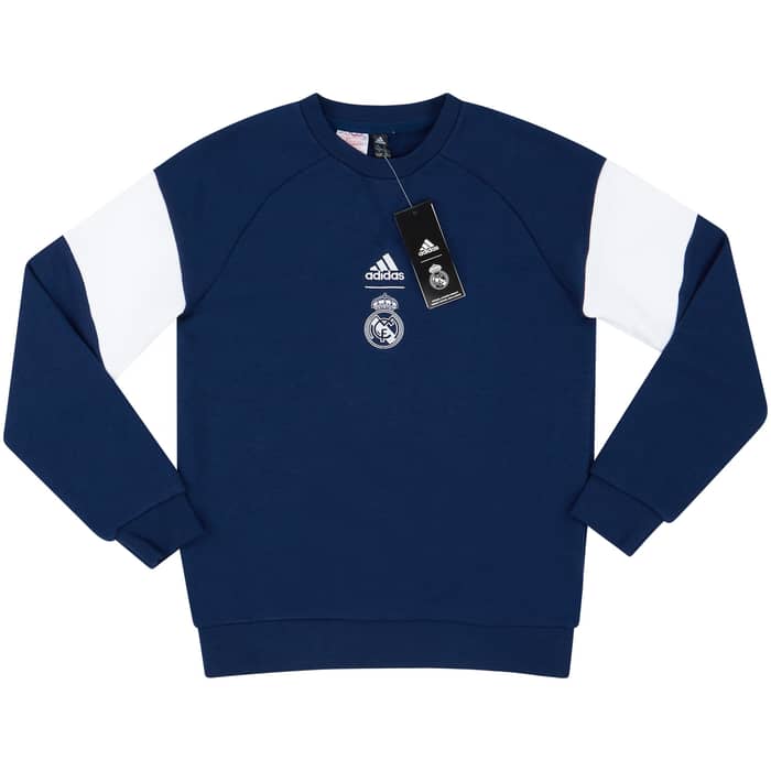 2019-20 Real Madrid adidas Training Sweat Top - NEW - (KIDS)