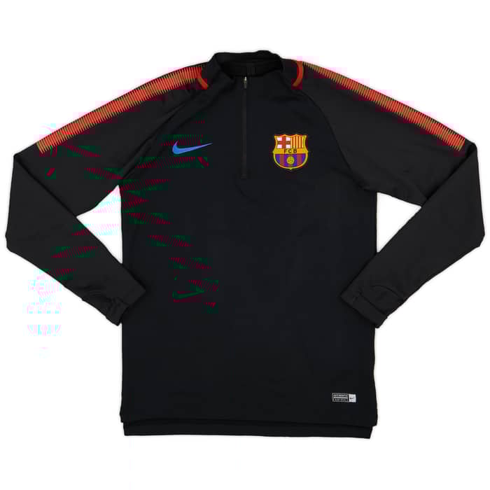 2017-18 Barcelona Nike 1/4 Zip Training Top - 7/10 - (S)