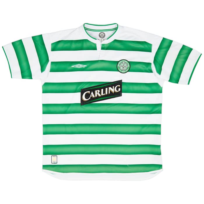 2003-04 Celtic Home Shirt Petrov #19 - 8/10 - (XL)