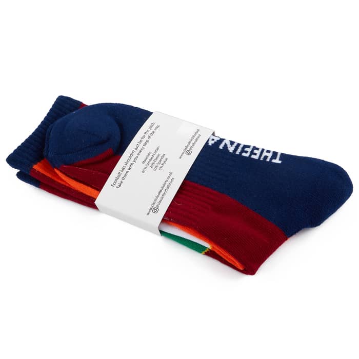 2001-02 Roma Totti #10 European Crew Socks
