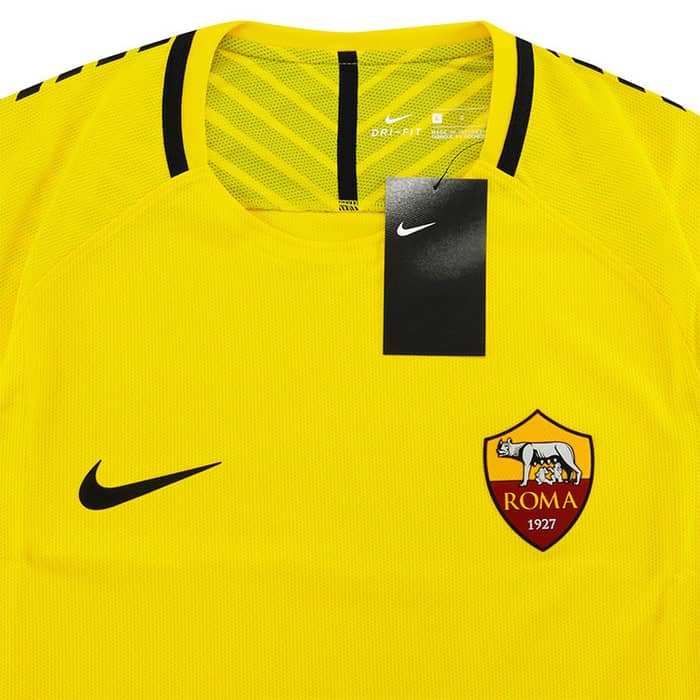 2017-18 Roma Player Issue GK Fourth S/S Shirt (XL)