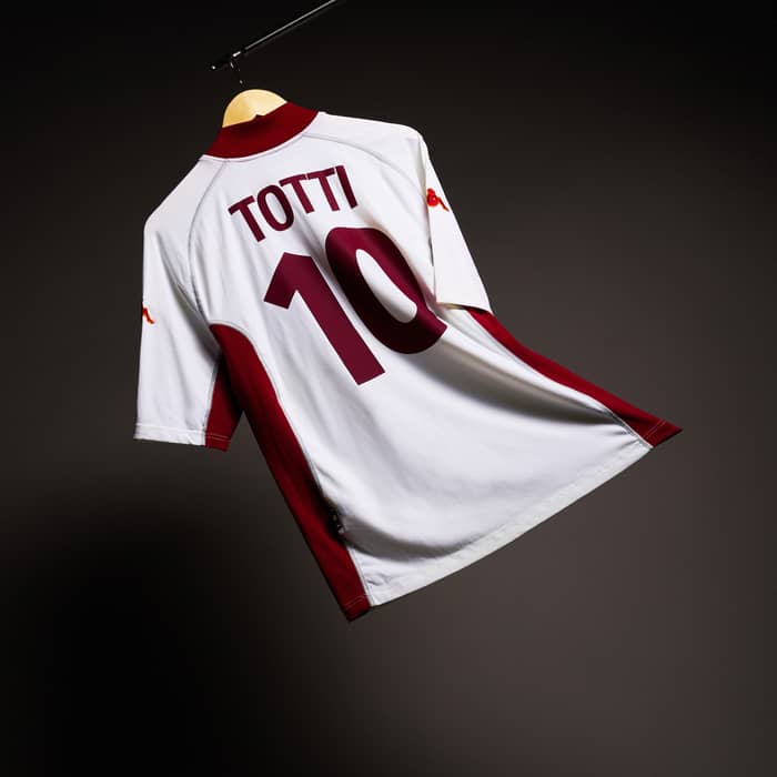 2001-02 Roma Away Shirt Totti #10 - 8/10 - (XL)