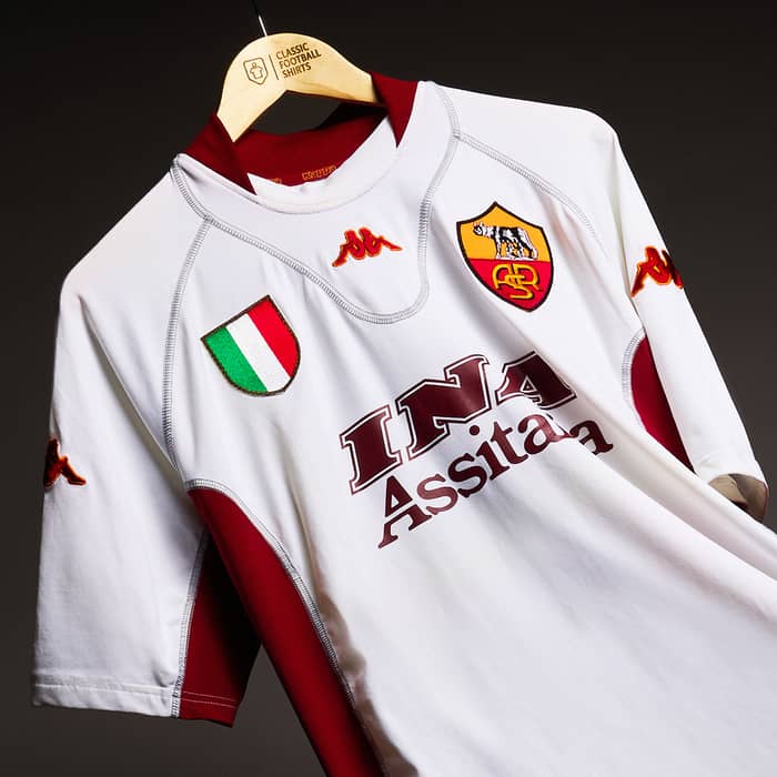 2001-02 Roma Away Shirt Totti #10 - 8/10 - (XL)