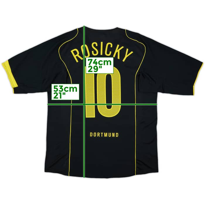 2004-05 Borussia Dortmund Away Shirt Rosicky #10 - 6/10 - (L)