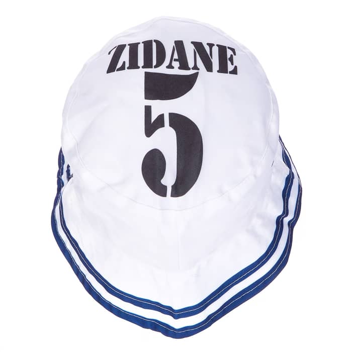 2001-02 Real Madrid CL Home Zidane #5 Bucket Hat (Plus Size)