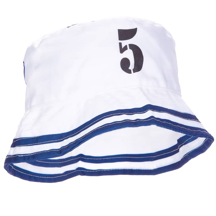 2001-02 Real Madrid CL Home Zidane #5 Bucket Hat (Plus Size)