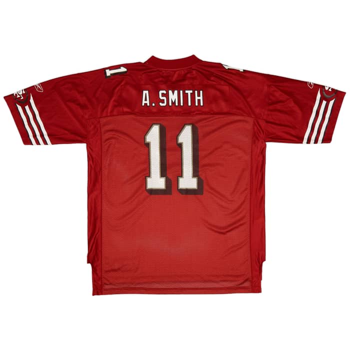 2005-06 San Francisco 49ers Smith #11 Reebok On Field Home Jersey (Excellent) XXL