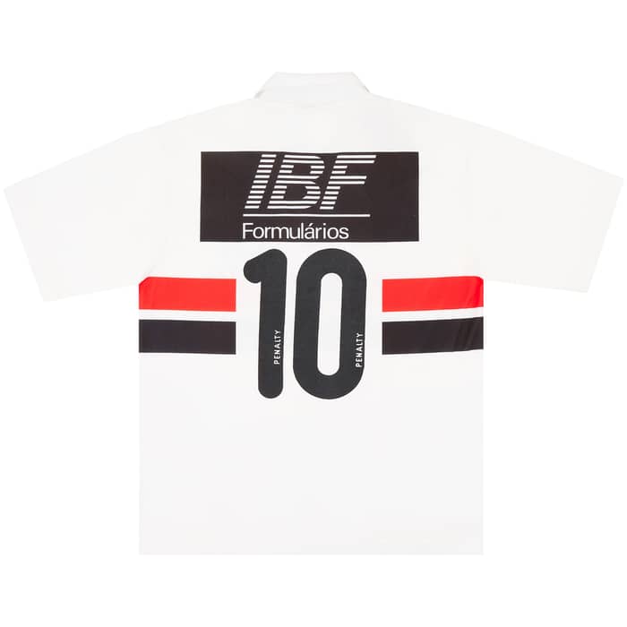 1990 Sao Paulo Home Shirt #10 - 8/10 - (L)