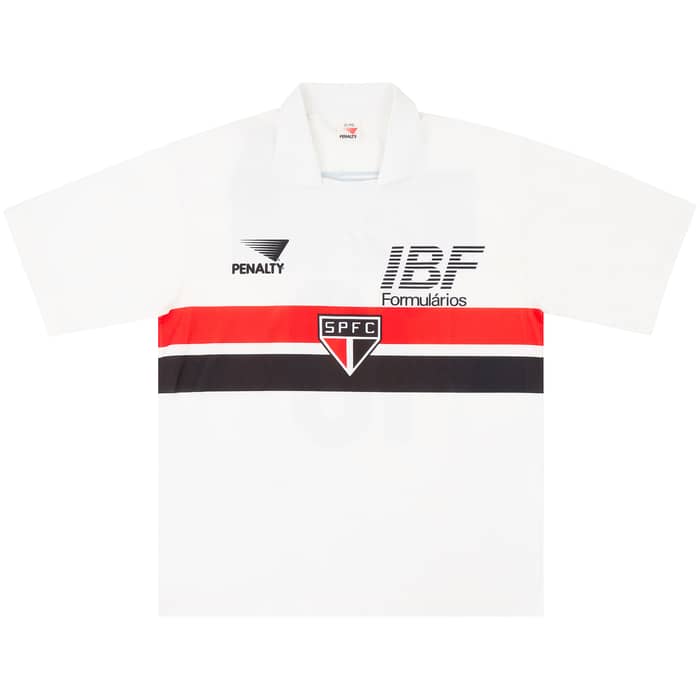 1990 Sao Paulo Home Shirt #10 - 8/10 - (L)