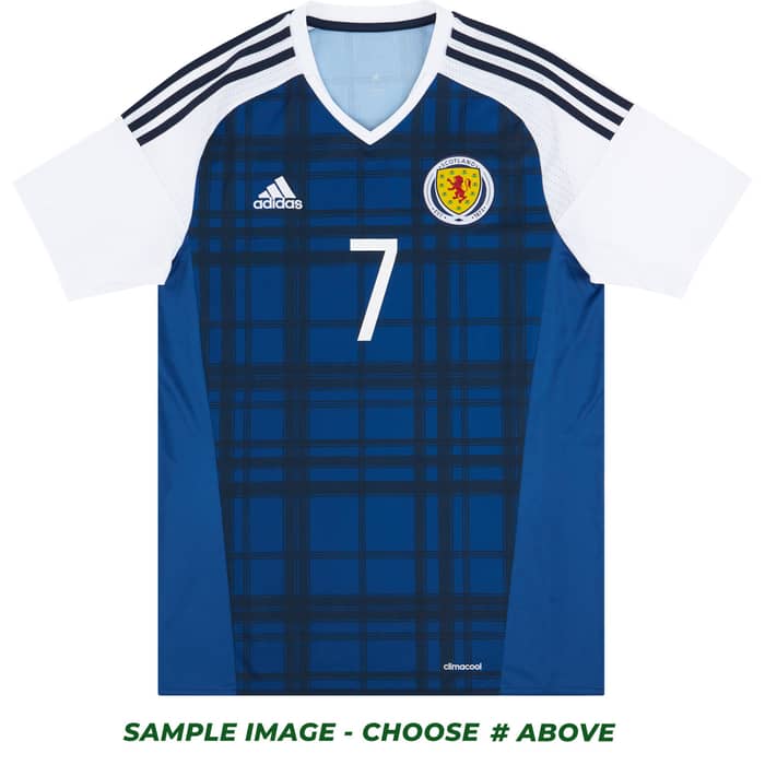 2016-17 Scotland Player Issue Home Shirt # (Excellent) S