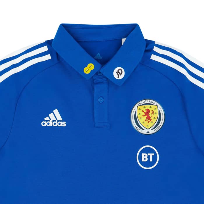 2020-21 Scotland Player Worn Polo T-Shirt (Very Good)