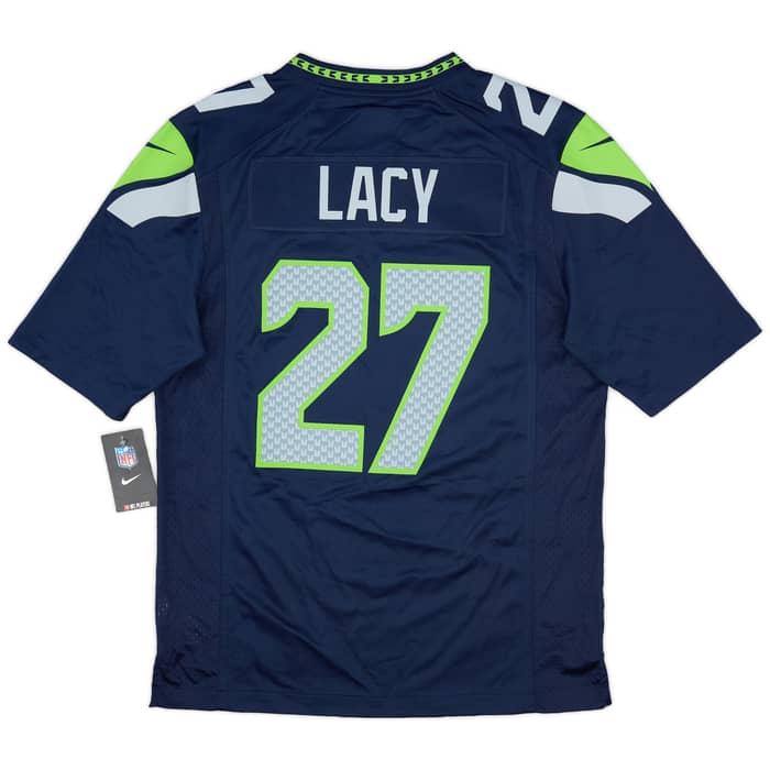 2017 Seattle Seahawks Lacy #27 Nike Game Home Jersey (XL)