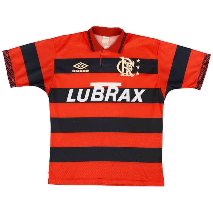 1994-95 Flamengo Centenary Home Shirt #9 - 6/10 - (L)