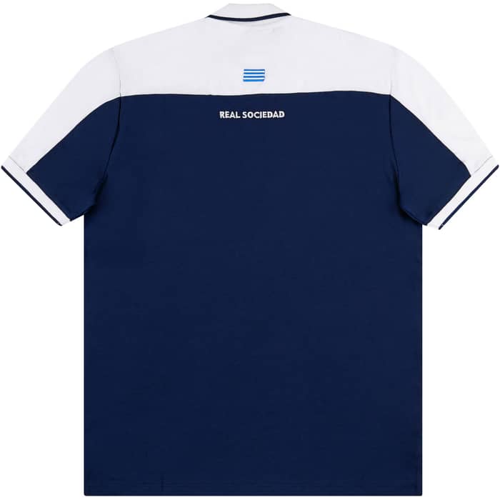 2018-19 Real Sociedad Macron Travel Polo T-Shirt - NEW