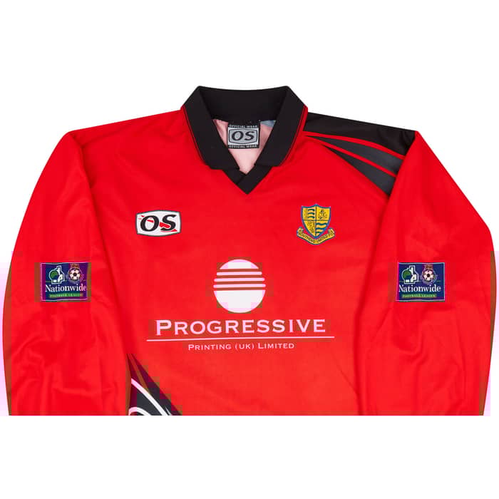 1998-99 Southend Match Issue Away L/S Shirt #13