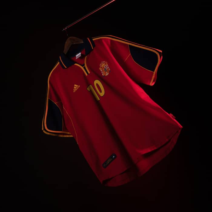 1999-02 Spain Home Shirt Raul #10 - 8/10 - (S)