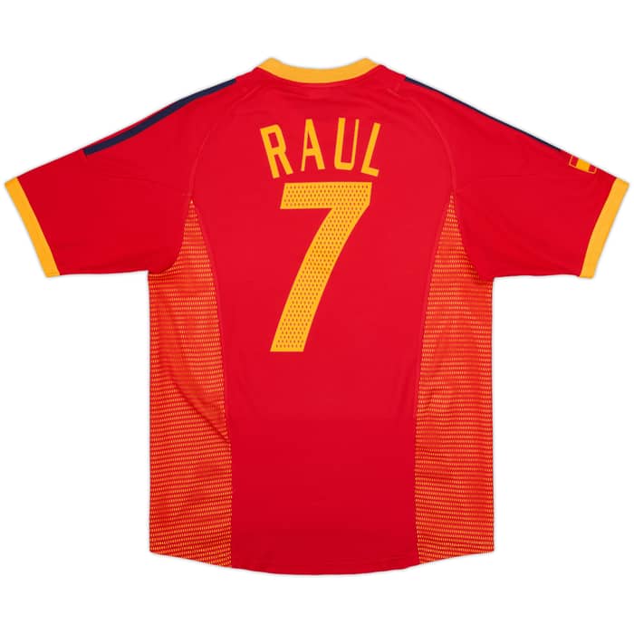 2002-04 Spain Home Shirt Raul #7
