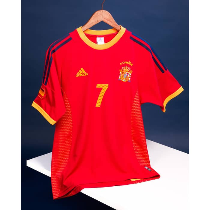 2002-04 Spain Home Shirt Raul #7