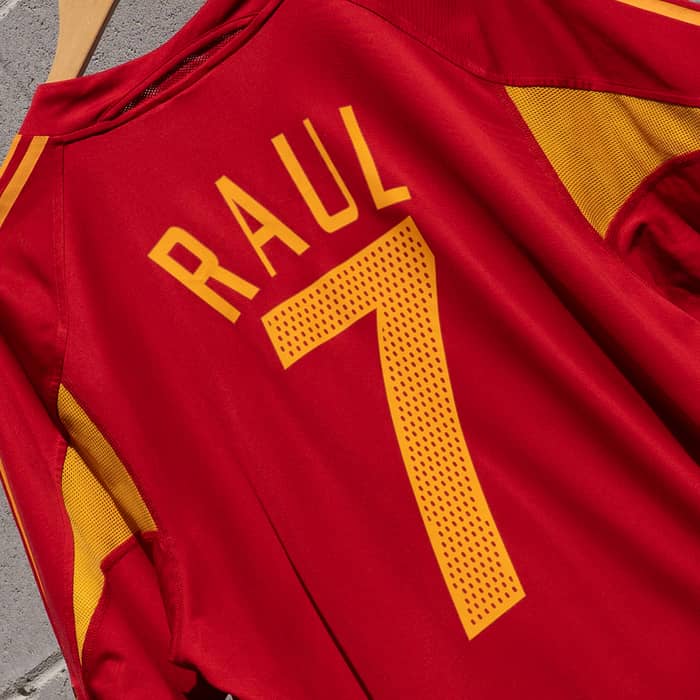 2004-06 Spain Maillot Domicile Raul #7 - 8/10 - (S)