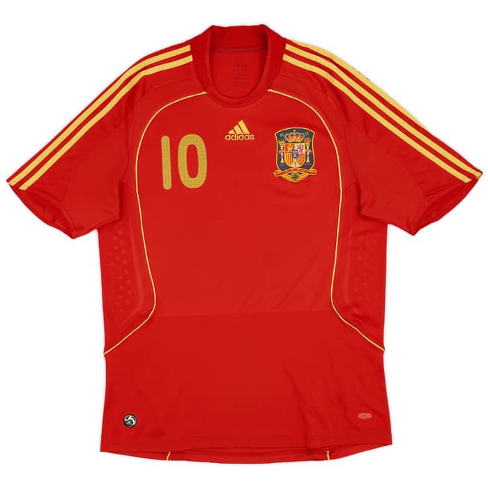 2007-09 Spain Home Shirt Fabregas #10