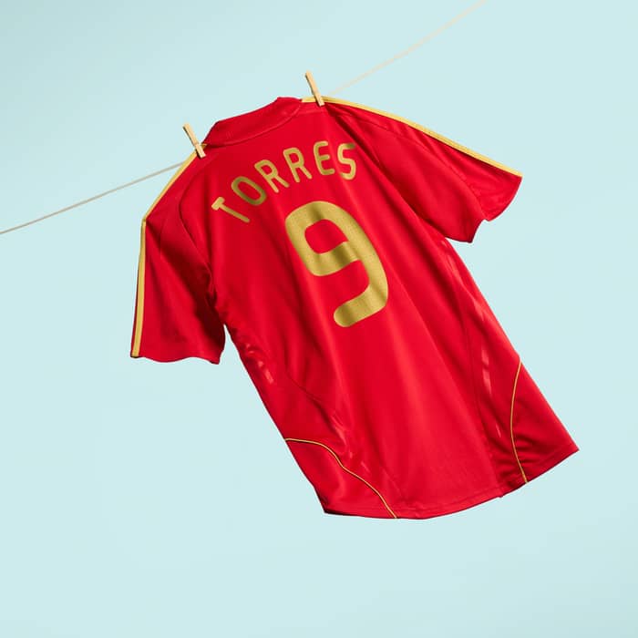 2007-09 Spain Maillot Domicile Torres #9 - 8/10 - (S)