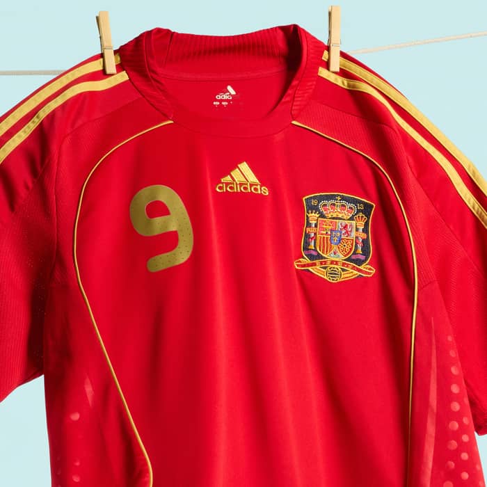 2007-09 Spain Maillot Domicile Torres #9 - 6/10 - (S)