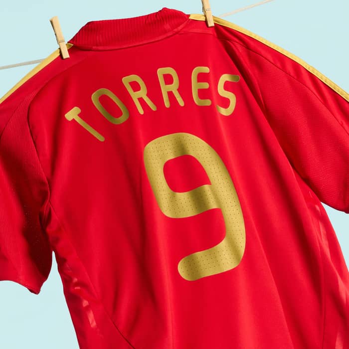 2007-09 Spain Maillot Domicile Torres #9 - 8/10 - (S)