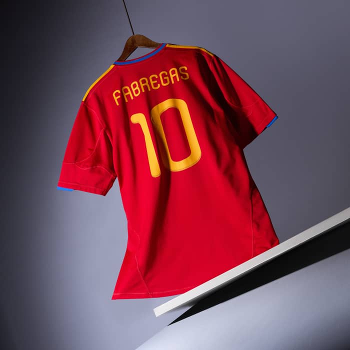 2009-10 Spain Home Shirt Fabregas #10