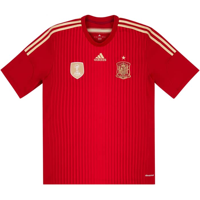 2013-15 Spain Home Shirt - 6/10