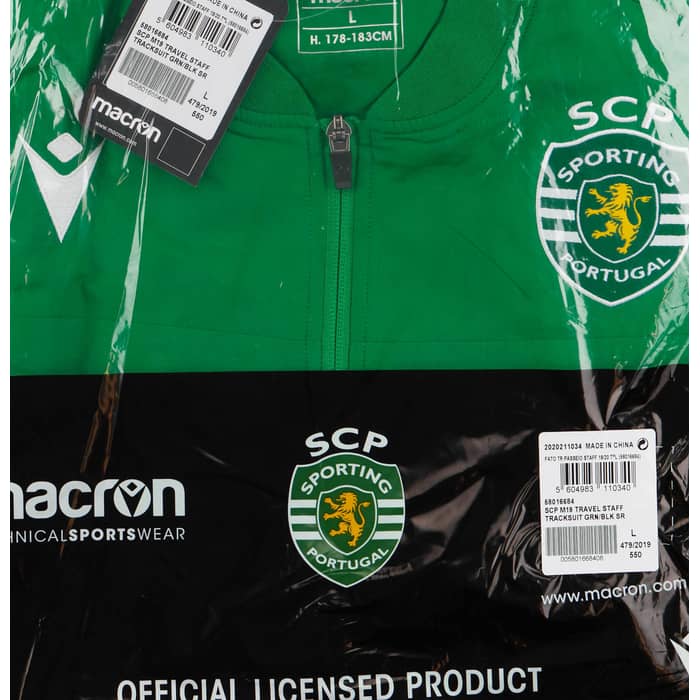 2019-20 Sporting CP Macron Training Tracksuit - NEW