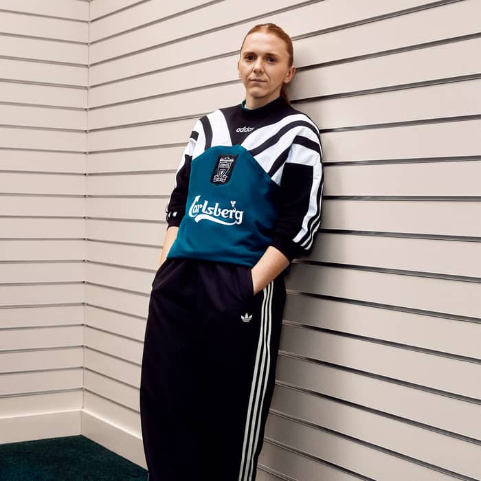 1995-96 Liverpool adidas Originals Reissue Crew Sweat Top