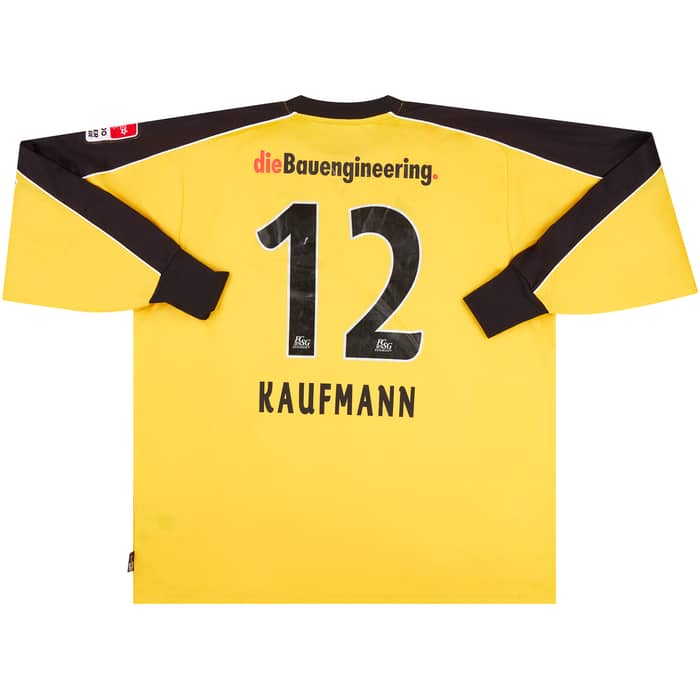 2005-06 St Gallen Match Issue GK Shirt Kaufmann #12