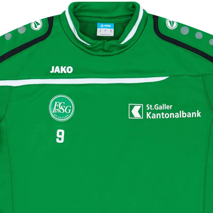 2014-15 St Gallen Player Issue Training Sweat Top # (Good)